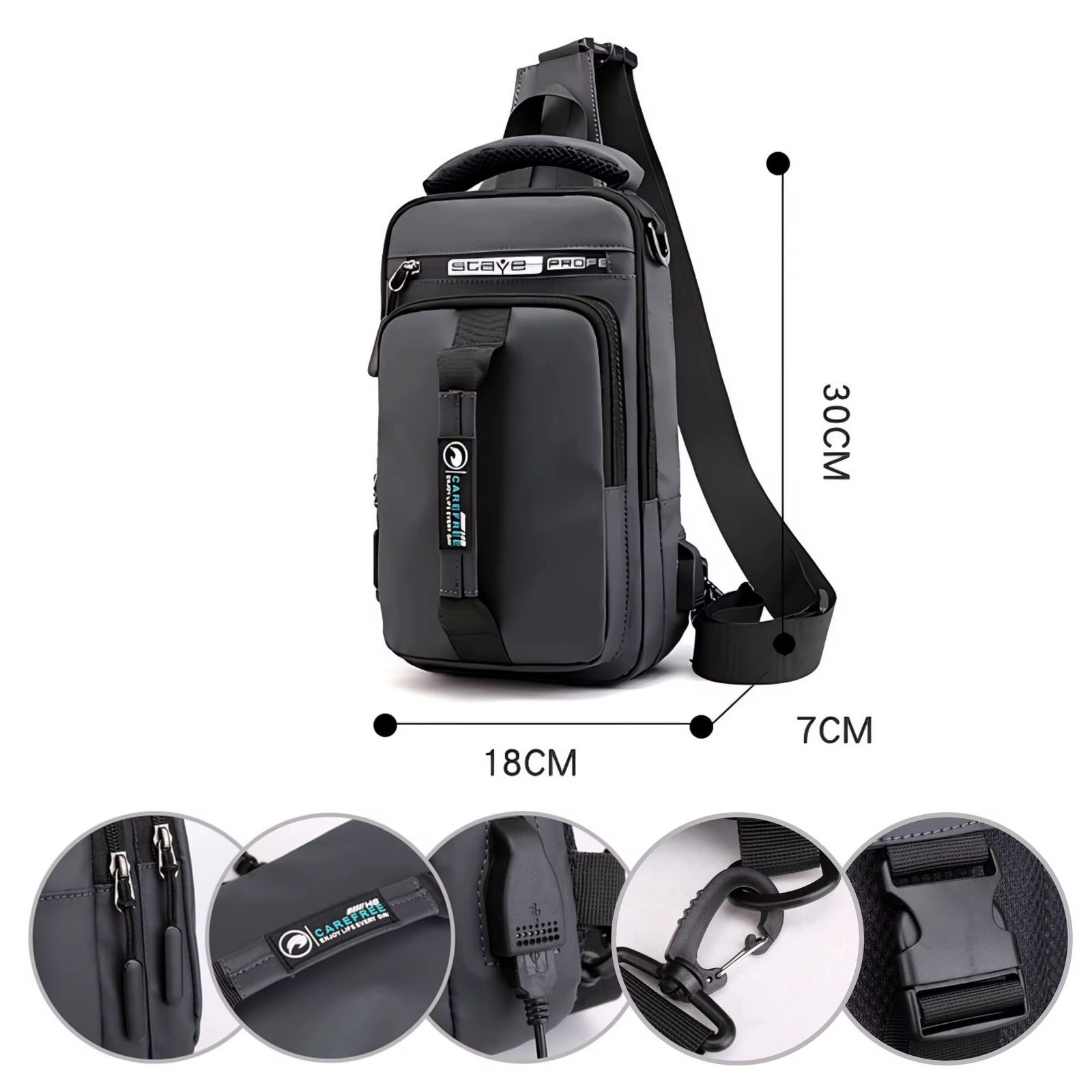 Miniatura 5 de Mochila Bandolera Antirrobo